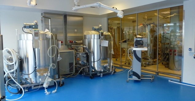 Biotech pilot plant with single-use technology